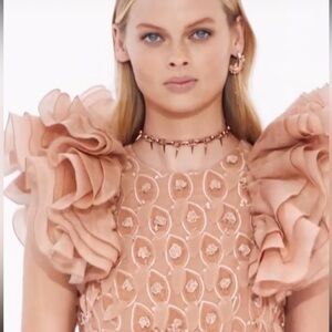 COPY - New Zimmermann embroidered,mauve color dress size US. 2/4